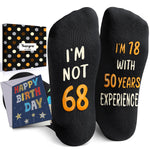 68th Years Old Birthday Gifts for Men - Socks for 68 Year Olds, Gift Ideas for 68 Year Old Man Woman, 68th Birthday Socks