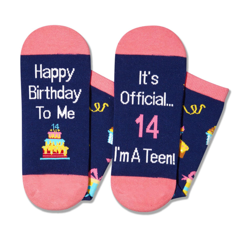 Birthday Gifts Ideas for Teens - Socks 13 14 Year Old Boy Girl, Gifts for Official Teenagers