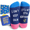 17th Birthday Gifts Ideas - Socks for 17 Year Old Girls Boys, 17th Birthday Gifts Presents for Teens Age 17