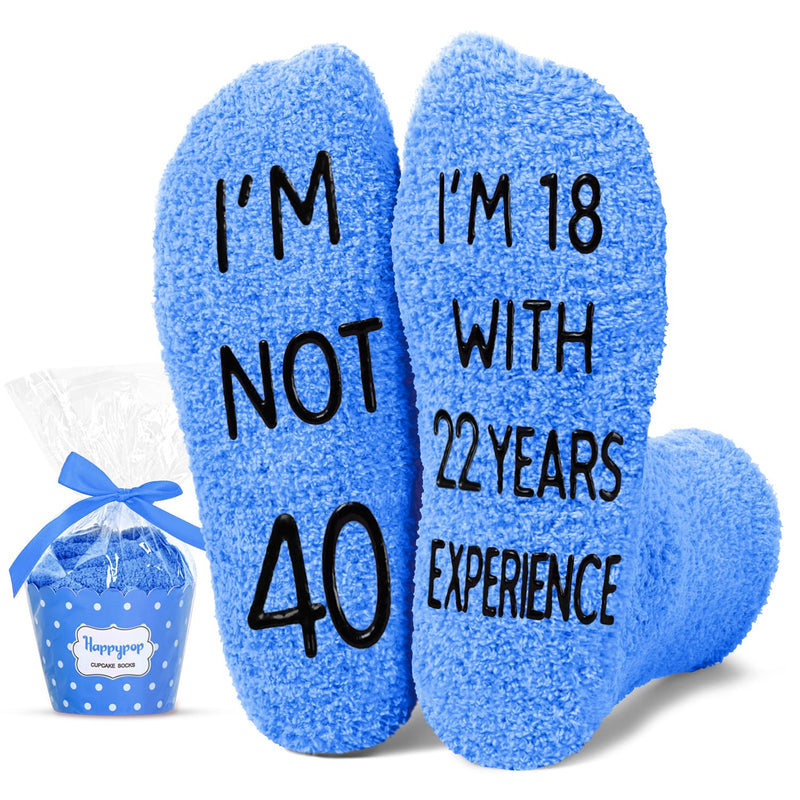 40th Years Old Birthday Gifts - Gifts for Guys in Their 40s, Gift Ideas for 40 Year Old Man Woman, 40th Birthday Socks for Men Women