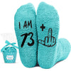 74th Birthday Gifts Ideas for Women - Socks for 74 Year Old Elderly Women, Gifts for Women in Their 74s