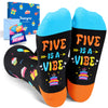 5th Birthday Gifts Socks Ideas - Gift Ideas for Girls Boys Age 5, Presents for 5 Year Olds, Five Year Old Gifts for Kids, Toddler Socks 5t