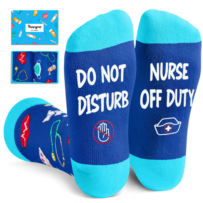 Cool Nurse Gifts for Men Women - Retirement Gifts for Nurses Practitioner Gifts Rn Gifts,Funny Nurse Socks Nurse Off Duty Socks, Nurse Week Gifts