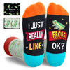 HAPPYPOP Frog Gifts for Women Men - Frog Socks Sea Animal Gifts, Frog Stocking Stuffers for Teens