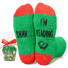 Christmas Book Lover Gifts for Women - Funny Book Socks for Men, Reading Gifts for Readers Booklovers Stocking Stuffers for Teen Girl Boy