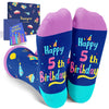 5th Birthday Gifts Ideas for Girls - Socks for Toddlers 5t, Presents for 5 Year Olds, Five Year Old Gifts for Girls Boys, Birthday Gift Box with Greeting Card