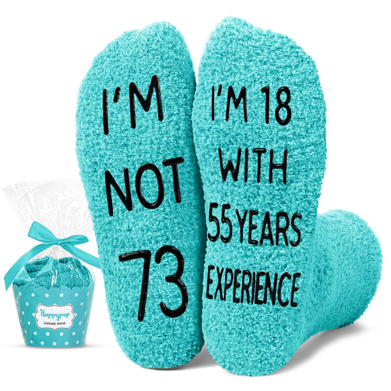 73rd Birthday Gift Ideas for Women - Socks for 73 Year Old Birthday, Retirement Gifts for Older Elderly Women