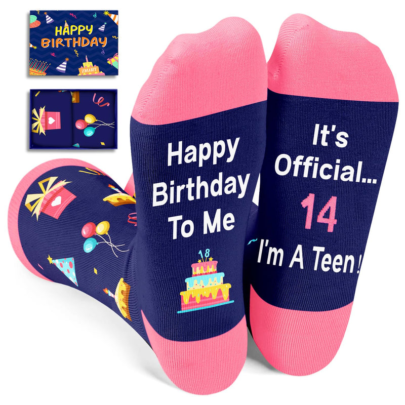 Birthday Gifts Ideas for Teens - Socks 13 14 Year Old Boy Girl, Gifts for Official Teenagers