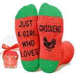 Funny Christmas Socks for Women - Holiday Socks Chicken Socks, Secret Santa Gifts Christmas Gifts Stocking Stuffers