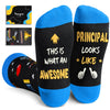 Principal Appreciation Gifts for Men Women - Funny Socks for Principal, School Principals Day Gift