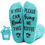 Coffee Gifts for Coffee Lovers, Coffee Socks with Funny Saying, Funny Crazy Socks for Women, Drinking Gifts for Women