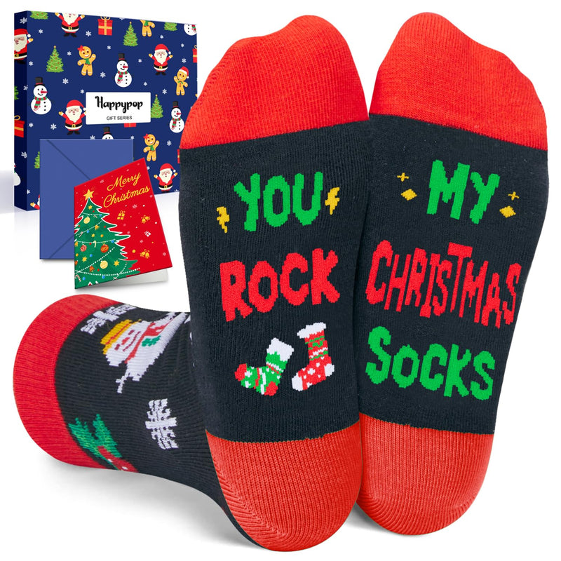 Christmas Gifts Stocking Socks for Boys Girls - Secret Santa Xmas Stocking Stuffers for Kids Age 4-6