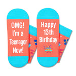 13th Birthday Gift Ideas for Girls Boys - Socks 13 Year Old Girl Boy Gifts, Teen Girl Boy Gifts 13 Years Old