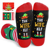 Christmas Gifts Stocking Socks For Women - Secret Santa Socks Xmas Stocking Stuffers For Her Mom, Wife Christmas Gift Ideas, Stocking Stuffers For Wife