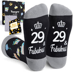 29th Birthday Gifts Socks Ideas - Gifts for 29 Year Old Woman Man Best Gifts for 29 Year Old Male Female, Gifts Greeting Card