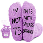 75th Birthday Gift Ideas for Women - Socks for 75 Year Old Lady, Best Gifts for Older Women over 70