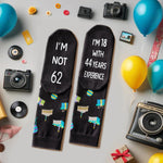 62nd Years Old Birthday Gifts for Men - Socks for 62 Year Olds, Gift Ideas for 62 Year Old Man Woman, 62nd Birthday Gifts