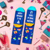 21st Birthday Gifts for 21 Year Old Woman Man, Best Gifts for 21 Year Old Male Female, Birthday Socks