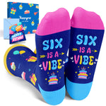 6th Birthday Gifts Ideas Socks - Gifts for Girls Boys Age 6, Presents for 6 Year Olds, Six Year Old Gifts for Kids