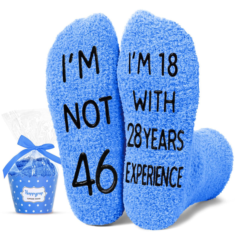 46th Years Old Birthday Gifts - Gifts for Guys in Their 46s, Gift Ideas for 46 Year Old Man Woman, 46th Birthday Socks for Men Women