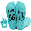 57th Birthday Gifts Ideas for Women - Socks for 57 Year Olds, Best Gifts for 57 Year Old Middle Aged Woman, 57th Birthday Socks