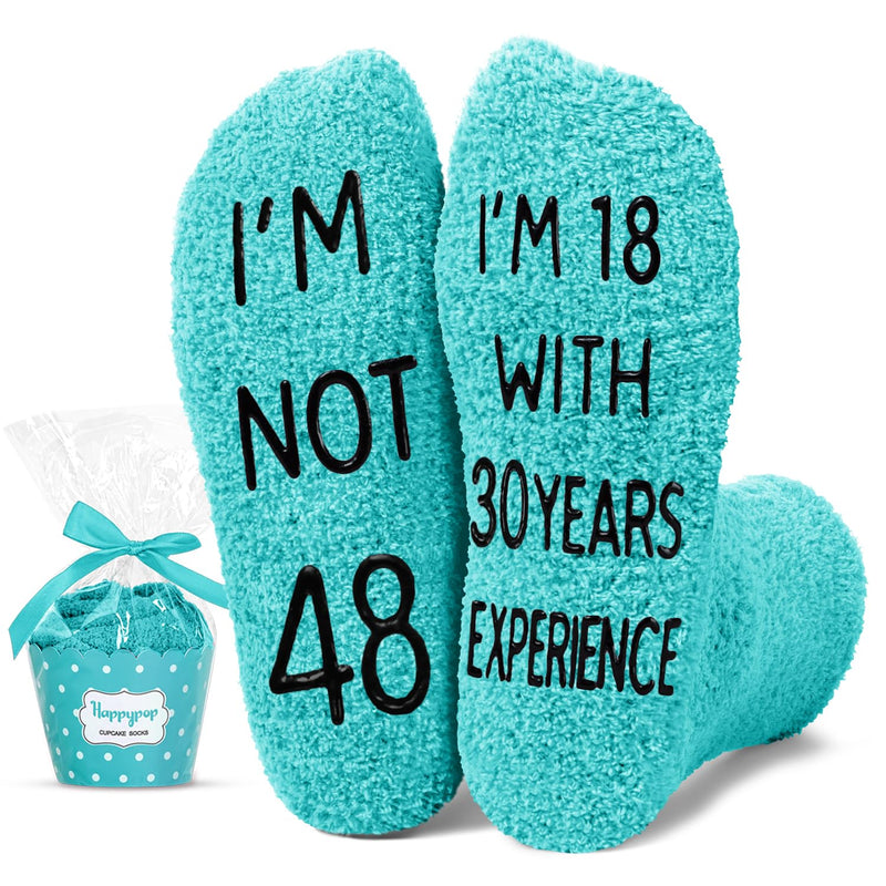 48th Years Old Birthday Gifts for Women - Socks for 48 Year Olds, Gift Ideas for 48 Year Olds, Best Gifts for 48 Year Old Woman