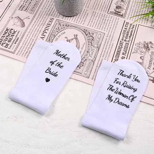 Mother of The Bride Gifts, Wedding Gifts Mother in Law, Thank You Gifts for Mom, Mother of The Bride Socks Wedding