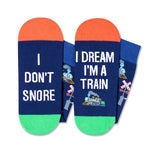 Funny Train Gifts For Men Adults; Railroad Gifts For Train Enthusiasts Lovers Train Collector, Train Socks Railroad Socks For Men