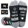 Awesome Gifts For Men - Cool Gifts For Brother, Brother Socks, Funny Men Socks