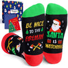 Christmas Gifts Stocking Socks For Men - Secret Santa Socks Xmas Stocking Stuffers For Him Dad Fireman Fire fighter