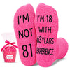 81th Birthday Gifts For Women - 81 Year Old Birthday Gifts For Women, 81th Birthday Socks For Her, 81th Gift Ideas