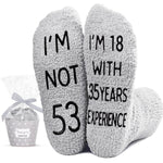 53rd Birthday Gifts Ideas for Men - Socks for 53 Year Old Middle Aged Man, 53rd Birthday Gifts for Him, 53 Year Old Gifts for Male