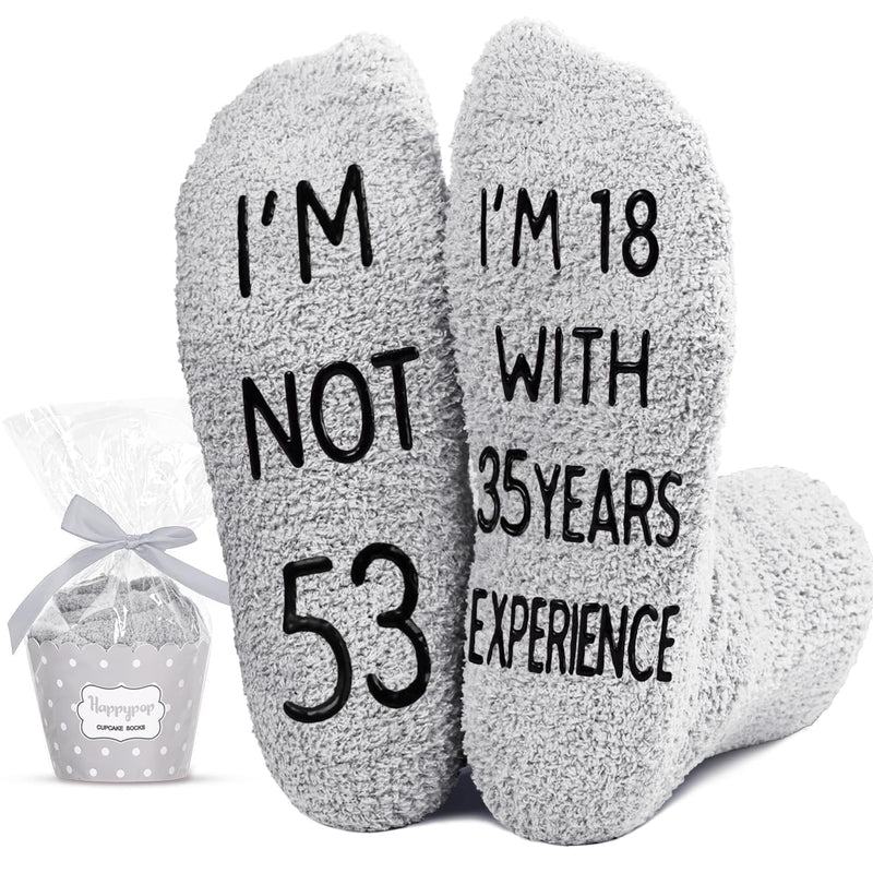 53rd Birthday Gifts Ideas for Men - Socks for 53 Year Old Middle Aged Man, 53rd Birthday Gifts for Him, 53 Year Old Gifts for Male