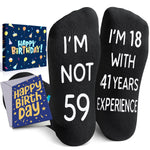 59th Years Old Birthday Gifts for Men - Socks for 59 Year Olds, Gift Ideas for 59 Year Old Man Woman, 59th Birthday Gifts