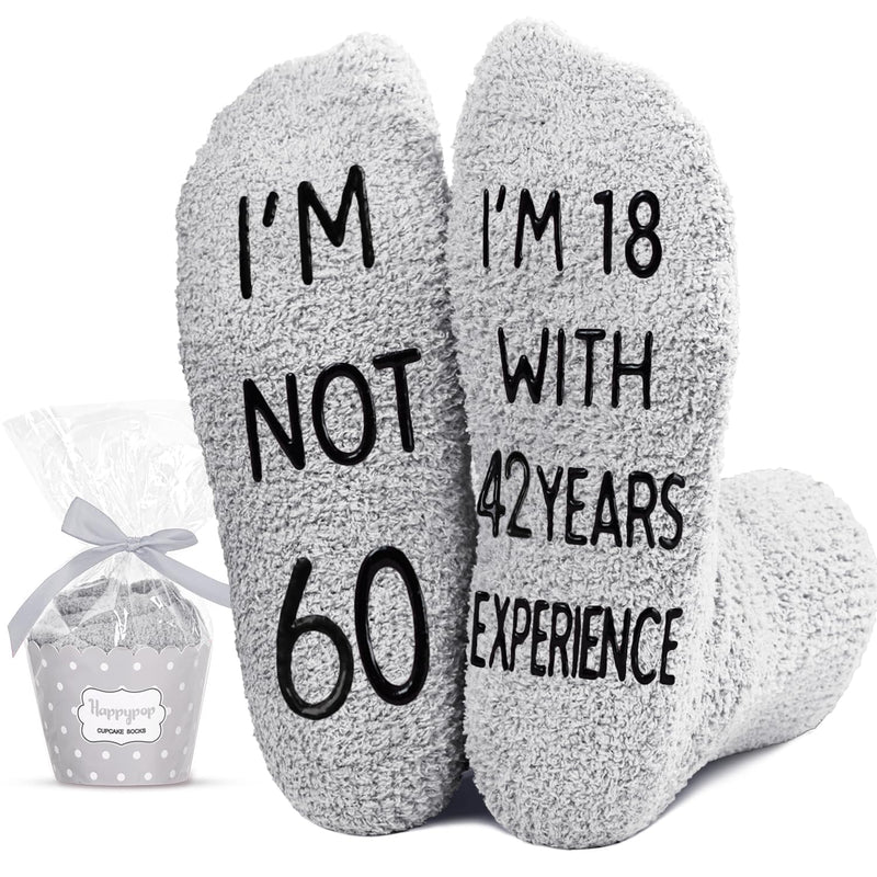 60th Birthday Gifts Ideas for Men - Socks for 60 Year Old Middle Aged Man, 60th Birthday Gifts for Him, 60 Year Old Gifts for Male