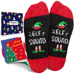 Christmas Gifts Stocking Socks for Kids - Little Elf Secret Santa Socks With Greeting Card 4-6 Years