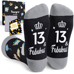 13th Birthday Gifts Ideas Socks - 13 Year old Boy Girl Gifts, Happy Birthday Gifts for 13 Years