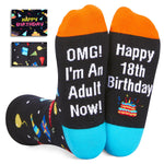 18th Birthday Gifts Ideas for Girls Boys - Socks 18 Year Old Girl Boy Gifts, Teen Girl Boy Gifts 18 Years Old