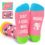 Panda Gifts for Panda Lovers - Funny Panda Socks for Women, Funny Panda Gifts for Teen Girls