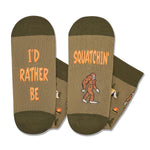 Bigfoot Gifts Sasquatch Gifts for Men Women - Big Foot Socks, Sasquatch Socks, Bigfoot Gifts, Camping Socks for Teens