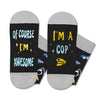 Police Gifts Police Officer Gifts Men - Police Cop Socks, Gifts For Cop Police Retirement Gifts, Police Chief Gifts Police Week Gifts