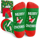 Christmas Gifts Stocking Socks For Men Women - Xmas Stocking Stuffers For Chicken Lovers Christmas Rooster Gifts