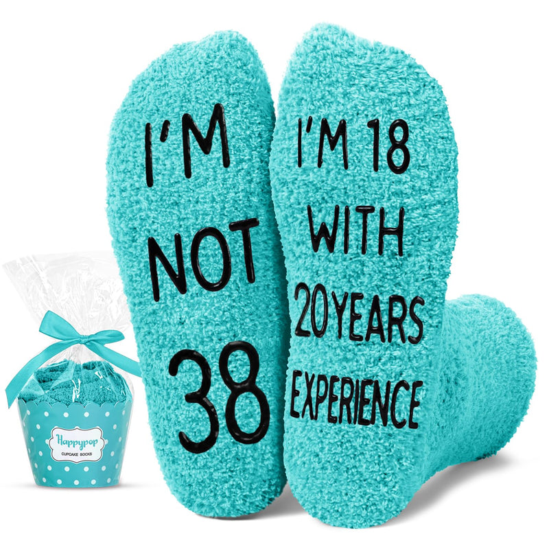 38th Years Old Birthday Gifts for Women - Socks for 38 Year Old Men, Gift Ideas for 38 Year Olds, Best Gifts for 38 Year Old Woman Man