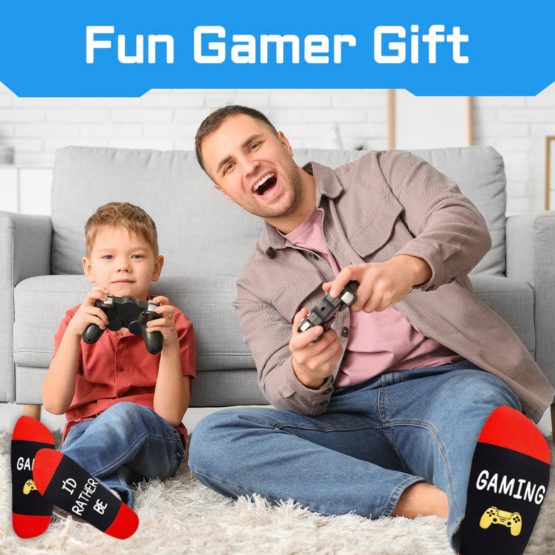 Gamer Gifts Teen Boys - Video Game Gifts, Gaming Socks Ideas, Gaming Socks for 10-12 Years Old Kids