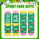 HAPPYPOP Gifts For 7-12 Year Old Girl - Soccer Gifts For Kids Girls, Kids Girls Soccer Socks Stocking Stuffers