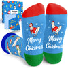 Christmas Gifts Stocking Socks For Men Women - Secret Santa Socks Xmas Stocking Stuffers For Chicken Lovers Christmas Rooster Gifts