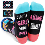 Anime Gifts for Women Teen Girls Anime Lovers, Anime Socks for Girls Anime Stuff Anime Merch