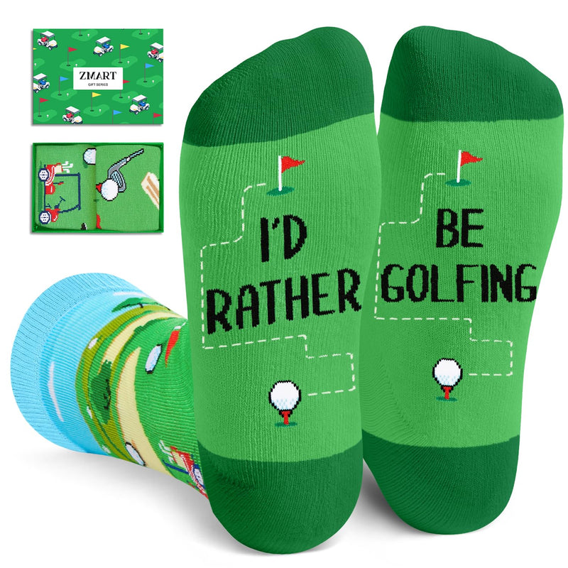 Golf Gifts For Men Women - Cool Gifts For Golfers, Novelty Golf Socks For Men, Golfing Socks, Golf Presents For Men, Golf Stocking Stuffers