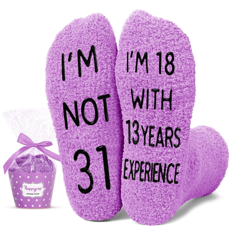 31st Years Old Birthday Gifts for Women - Socks for 31 Year Olds, Gift Ideas for 31 Year Old Female, Best Gifts for 31 Year Old Woman