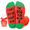 Funny Christmas Socks for Women - Holiday Socks Dog Mom Socks, Secret Santa Gifts Christmas Gifts Stocking Stuffers